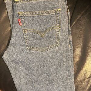 Levi's Straight Fit Denim Jeans - Classic Blue